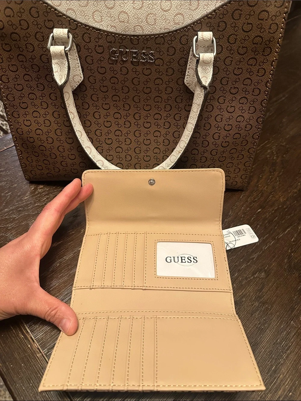 Guess monogram tote